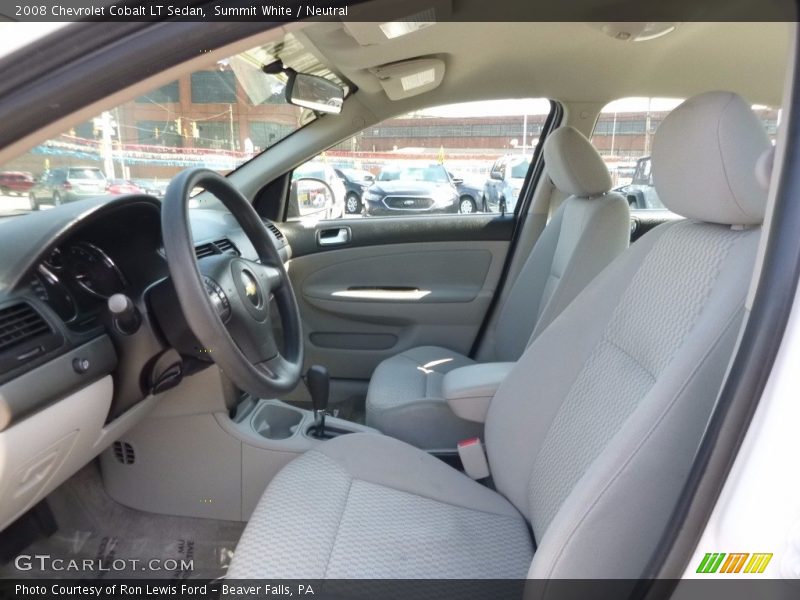 Summit White / Neutral 2008 Chevrolet Cobalt LT Sedan