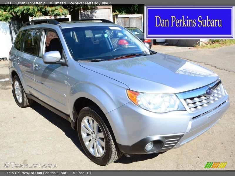 Ice Silver Metallic / Black 2013 Subaru Forester 2.5 X Limited