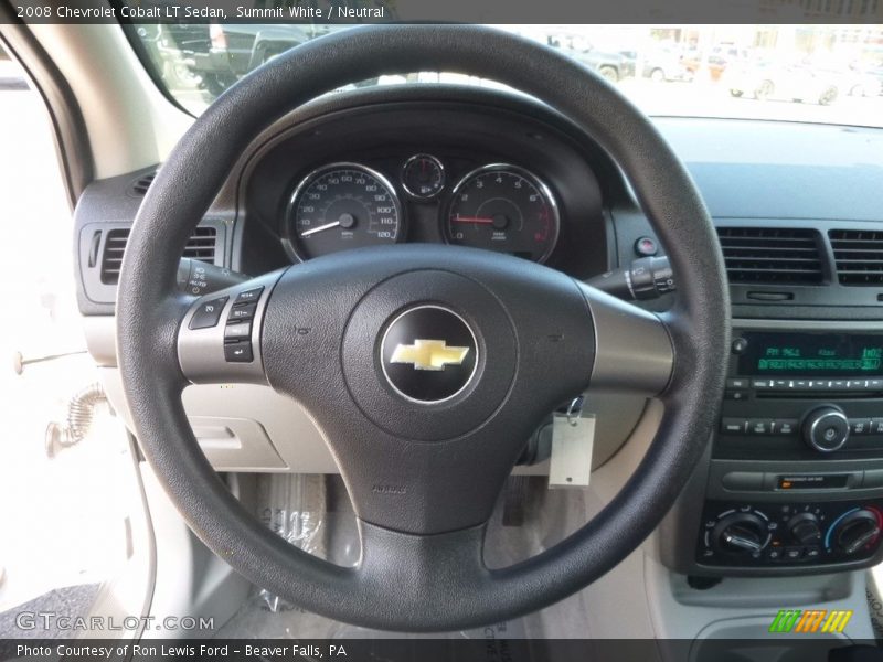 Summit White / Neutral 2008 Chevrolet Cobalt LT Sedan