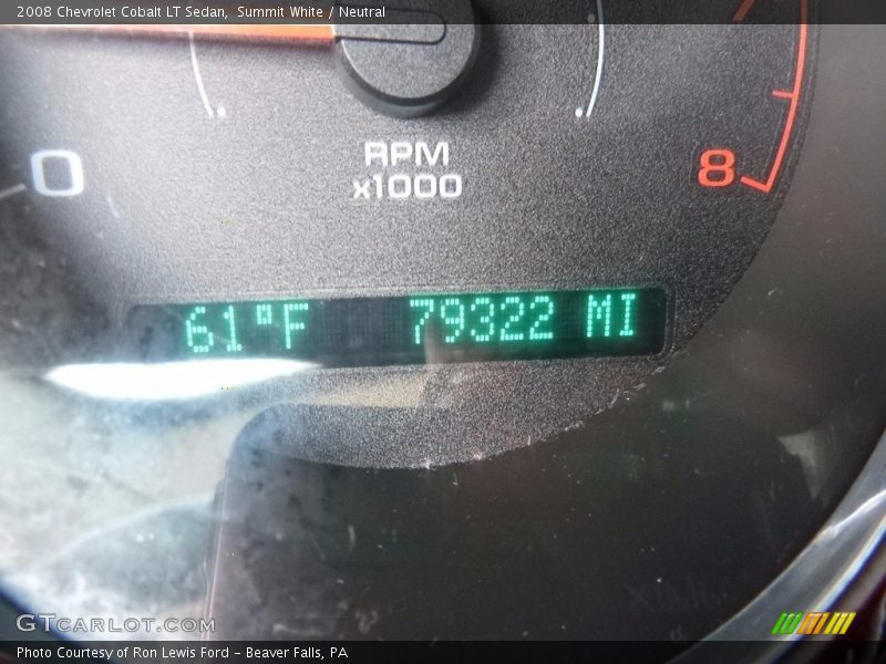 Summit White / Neutral 2008 Chevrolet Cobalt LT Sedan