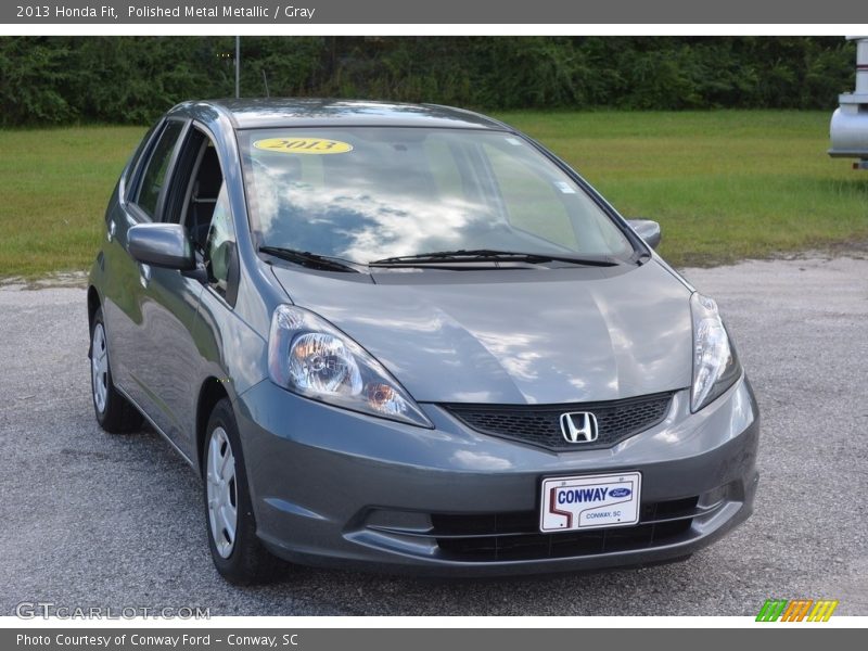 Polished Metal Metallic / Gray 2013 Honda Fit