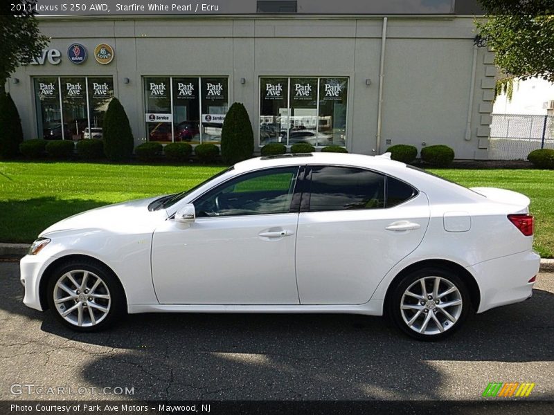 Starfire White Pearl / Ecru 2011 Lexus IS 250 AWD