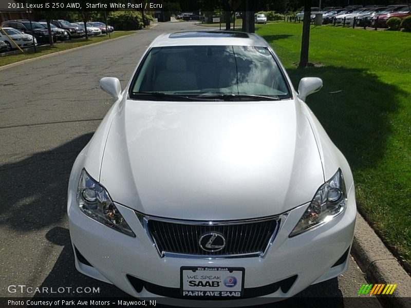 Starfire White Pearl / Ecru 2011 Lexus IS 250 AWD