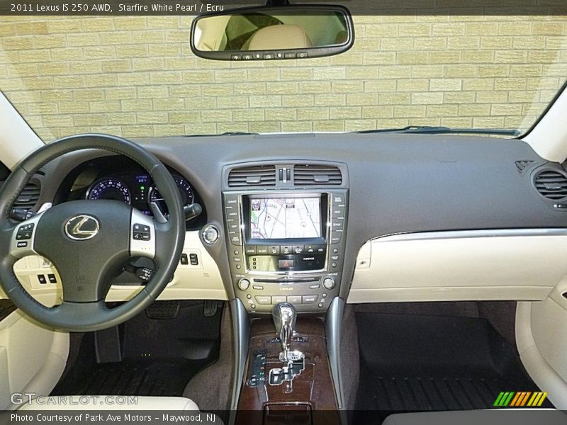 Starfire White Pearl / Ecru 2011 Lexus IS 250 AWD
