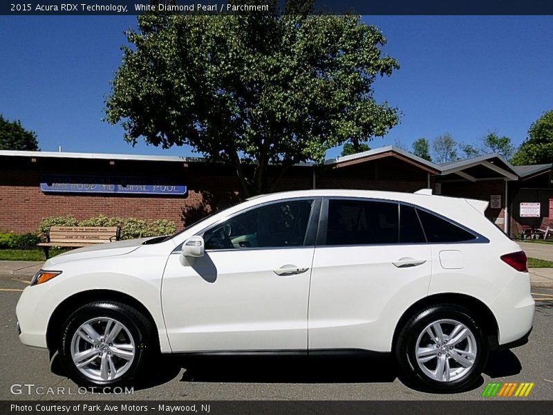 White Diamond Pearl / Parchment 2015 Acura RDX Technology