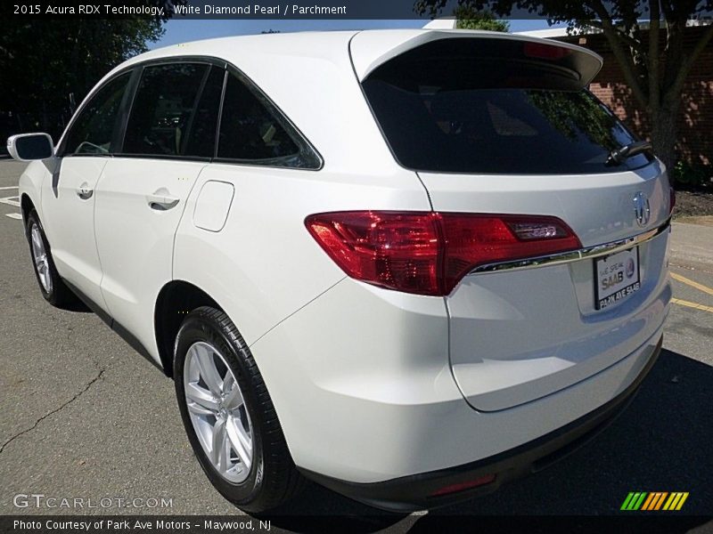 White Diamond Pearl / Parchment 2015 Acura RDX Technology