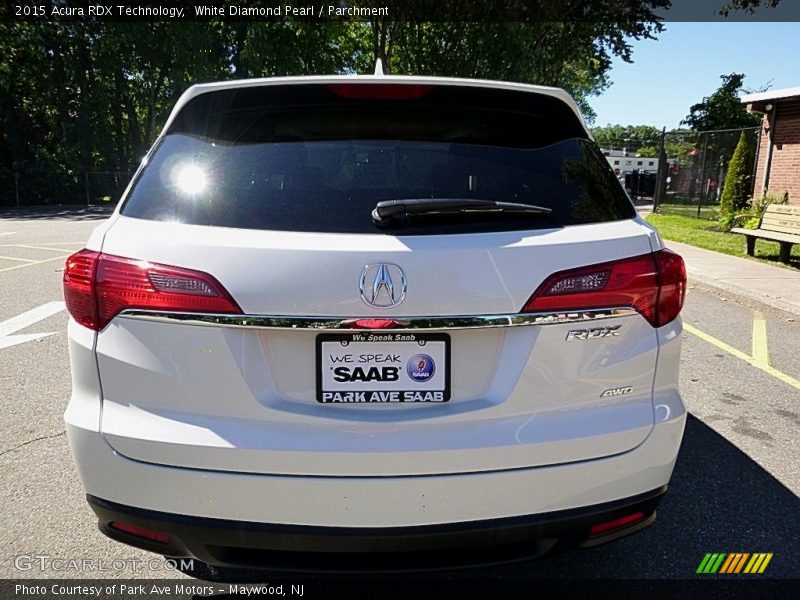 White Diamond Pearl / Parchment 2015 Acura RDX Technology