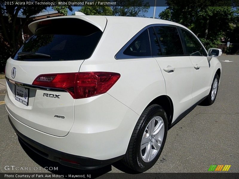 White Diamond Pearl / Parchment 2015 Acura RDX Technology
