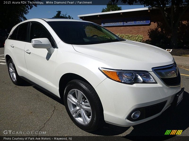 White Diamond Pearl / Parchment 2015 Acura RDX Technology