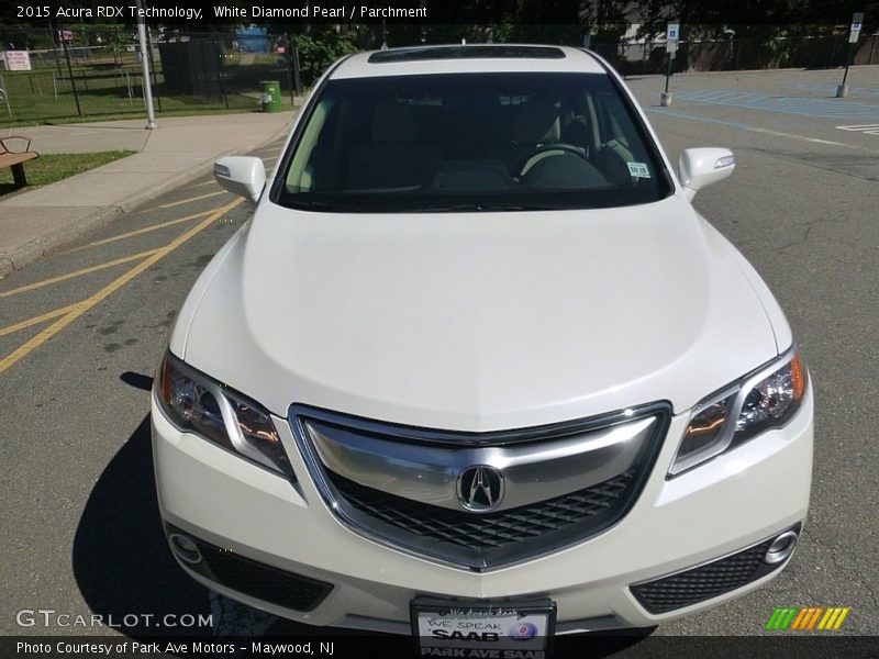 White Diamond Pearl / Parchment 2015 Acura RDX Technology