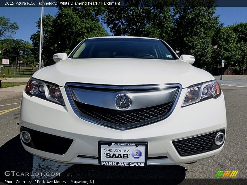 White Diamond Pearl / Parchment 2015 Acura RDX Technology