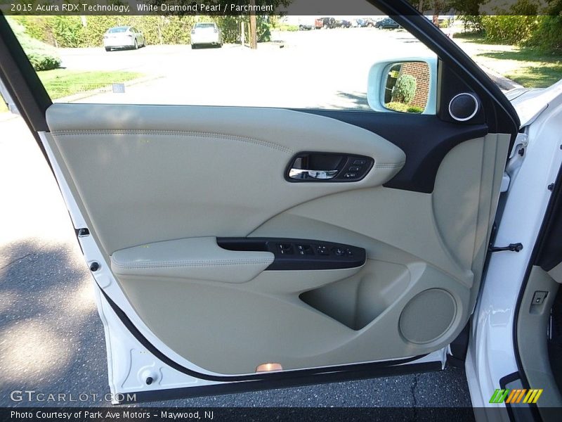 White Diamond Pearl / Parchment 2015 Acura RDX Technology