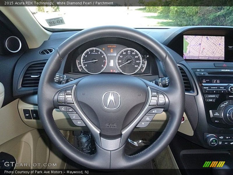 White Diamond Pearl / Parchment 2015 Acura RDX Technology