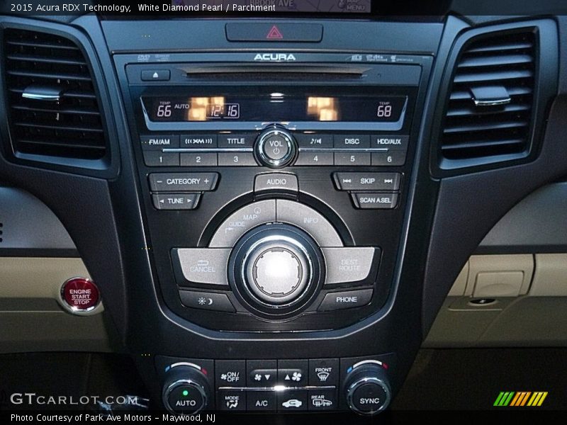 White Diamond Pearl / Parchment 2015 Acura RDX Technology