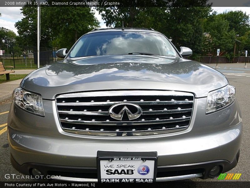 Diamond Graphite Metallic / Graphite 2008 Infiniti FX 35 AWD