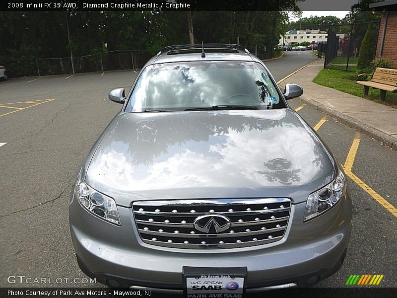 Diamond Graphite Metallic / Graphite 2008 Infiniti FX 35 AWD