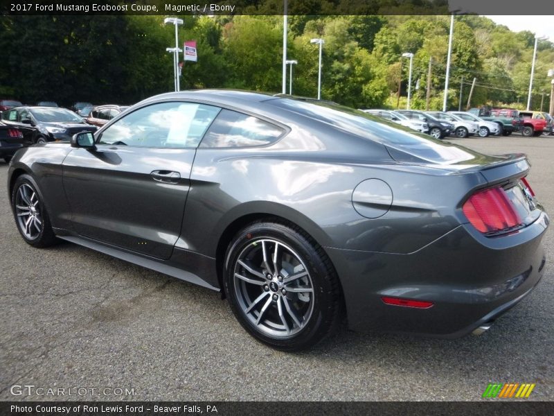 Magnetic / Ebony 2017 Ford Mustang Ecoboost Coupe