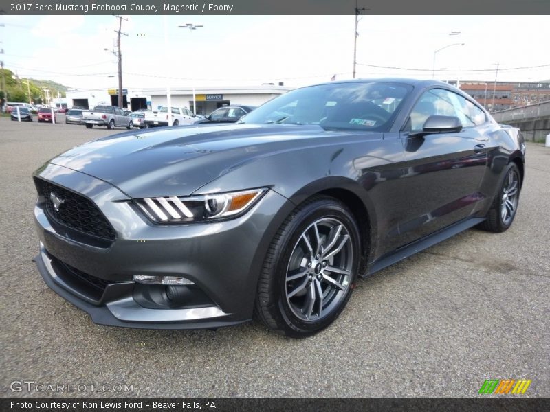 Magnetic / Ebony 2017 Ford Mustang Ecoboost Coupe