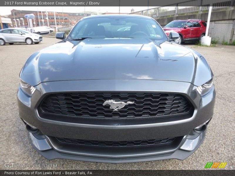 Magnetic / Ebony 2017 Ford Mustang Ecoboost Coupe