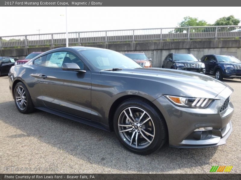 Magnetic / Ebony 2017 Ford Mustang Ecoboost Coupe