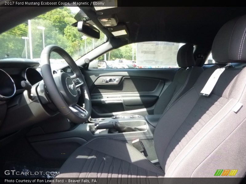 Magnetic / Ebony 2017 Ford Mustang Ecoboost Coupe