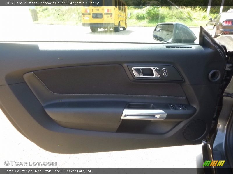 Magnetic / Ebony 2017 Ford Mustang Ecoboost Coupe