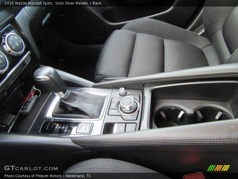 Sonic Silver Metallic / Black 2016 Mazda Mazda6 Sport