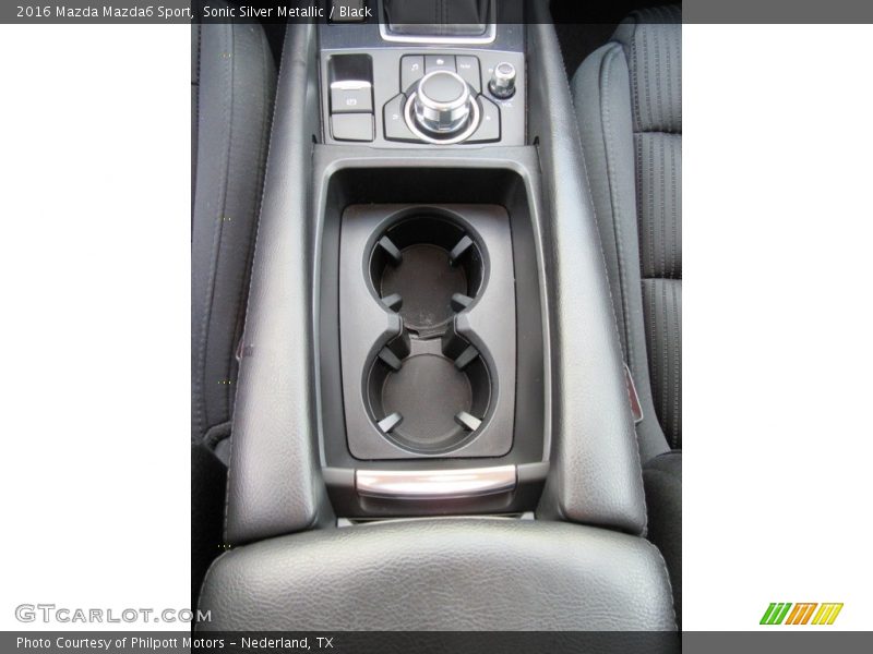 Sonic Silver Metallic / Black 2016 Mazda Mazda6 Sport