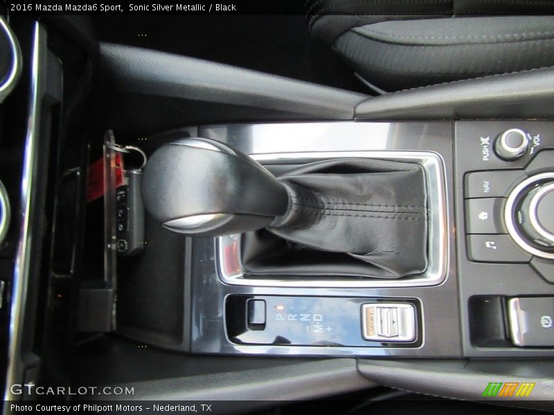 Sonic Silver Metallic / Black 2016 Mazda Mazda6 Sport