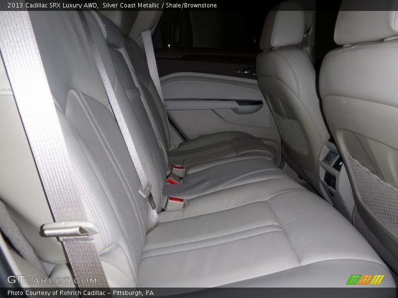 Silver Coast Metallic / Shale/Brownstone 2013 Cadillac SRX Luxury AWD