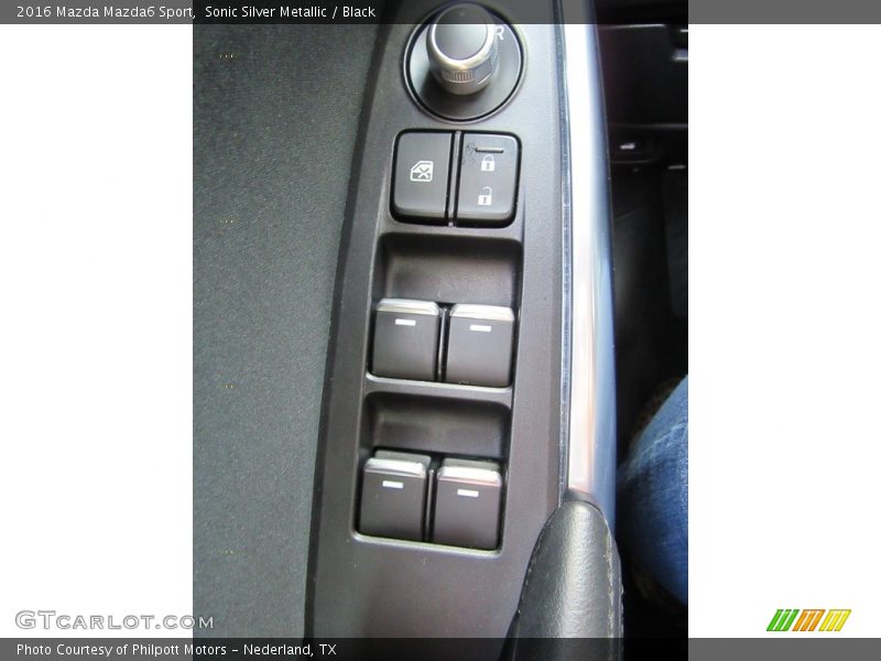 Sonic Silver Metallic / Black 2016 Mazda Mazda6 Sport