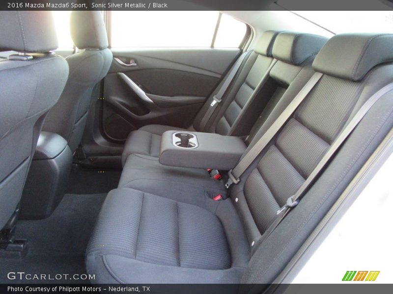 Sonic Silver Metallic / Black 2016 Mazda Mazda6 Sport