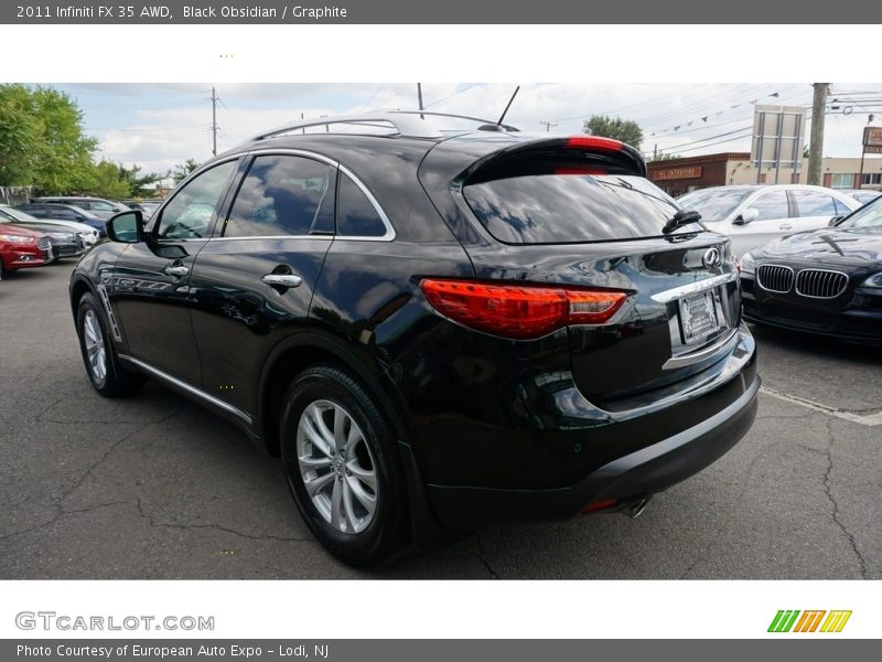 Black Obsidian / Graphite 2011 Infiniti FX 35 AWD