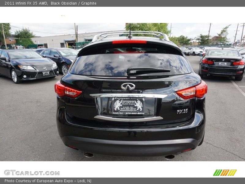 Black Obsidian / Graphite 2011 Infiniti FX 35 AWD