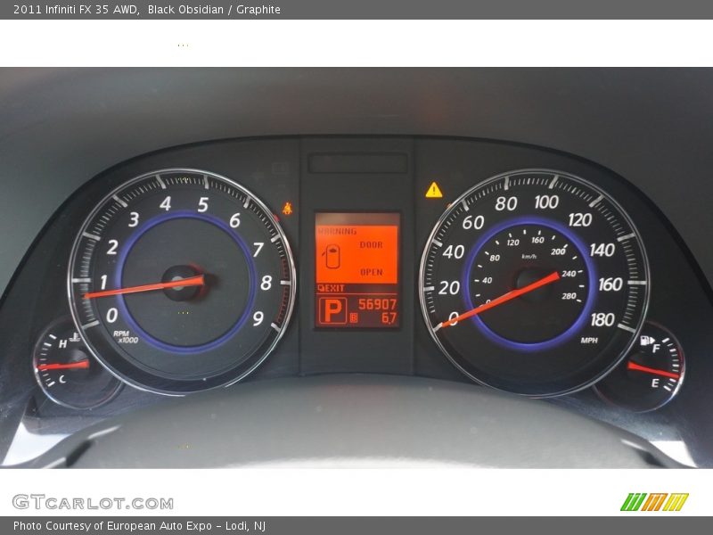 Black Obsidian / Graphite 2011 Infiniti FX 35 AWD