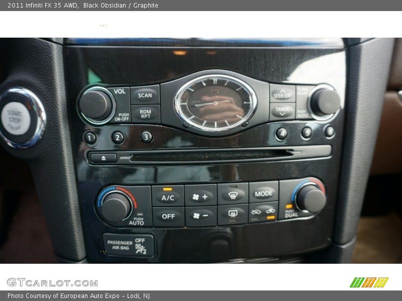 Black Obsidian / Graphite 2011 Infiniti FX 35 AWD
