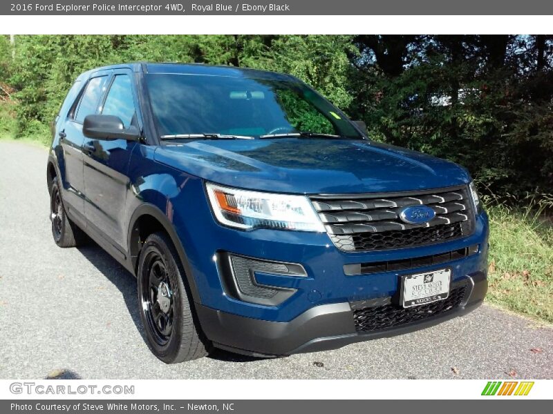 Royal Blue / Ebony Black 2016 Ford Explorer Police Interceptor 4WD