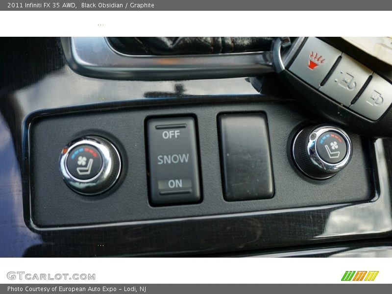 Black Obsidian / Graphite 2011 Infiniti FX 35 AWD