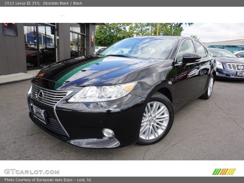 Obsidian Black / Black 2013 Lexus ES 350