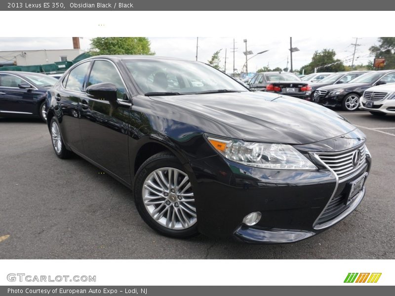 Obsidian Black / Black 2013 Lexus ES 350