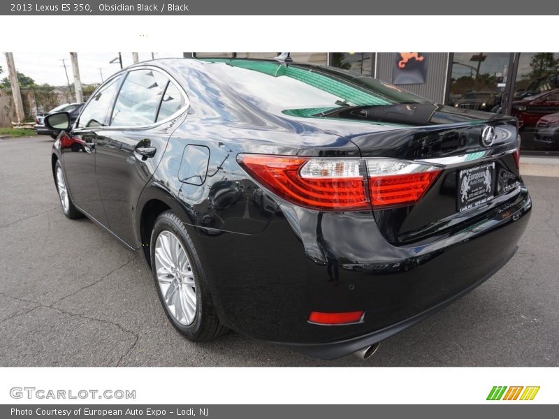 Obsidian Black / Black 2013 Lexus ES 350
