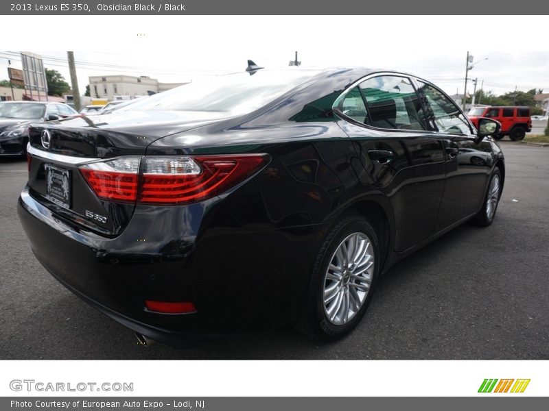 Obsidian Black / Black 2013 Lexus ES 350