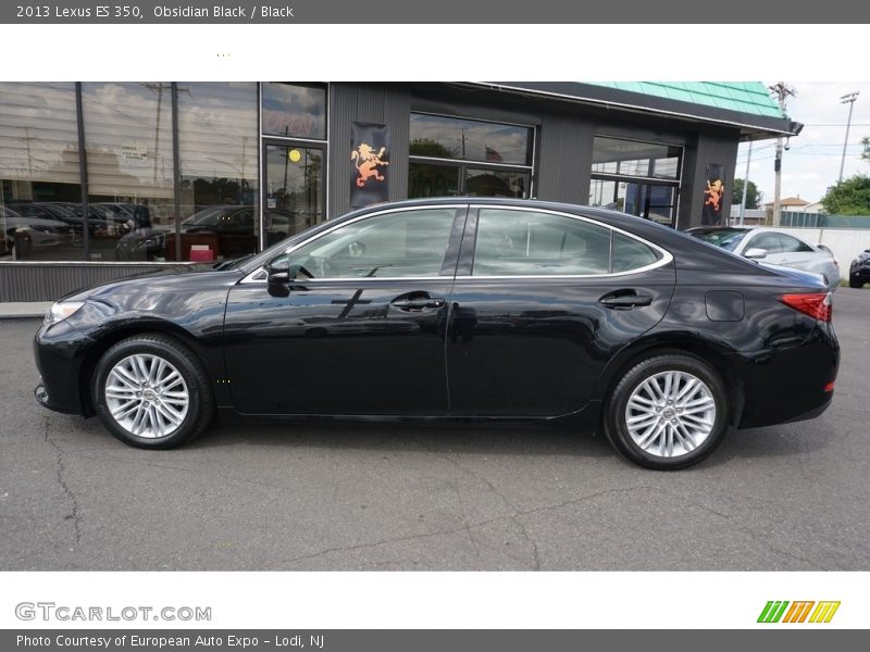 Obsidian Black / Black 2013 Lexus ES 350