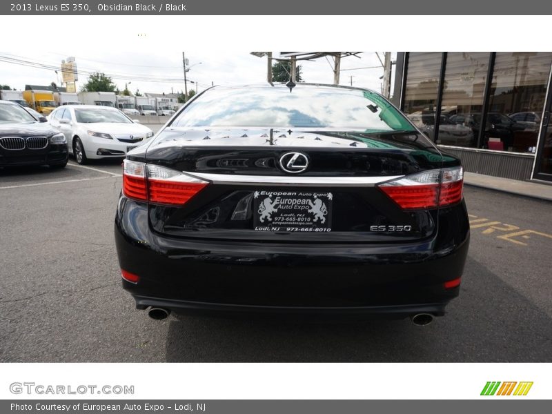 Obsidian Black / Black 2013 Lexus ES 350