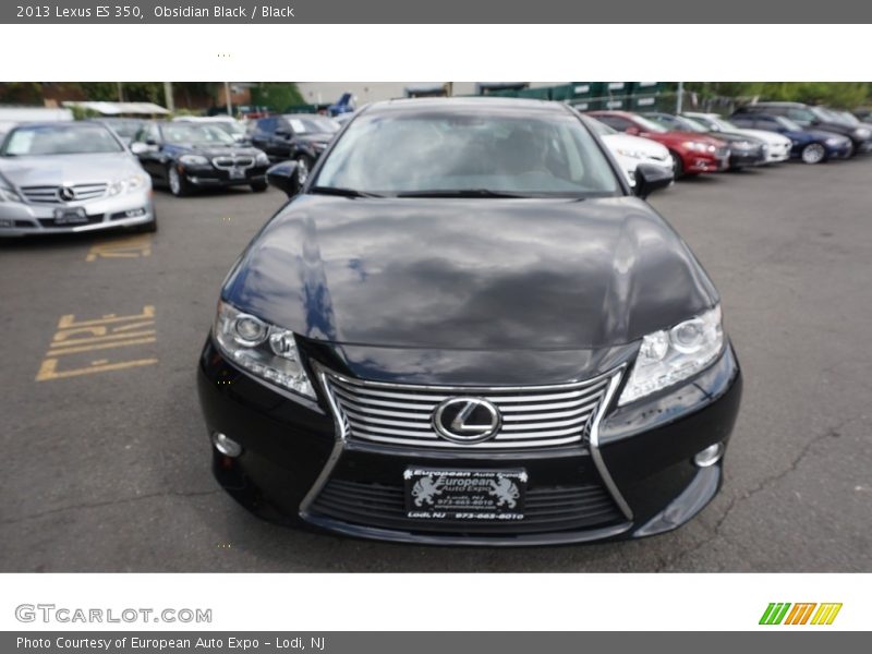 Obsidian Black / Black 2013 Lexus ES 350
