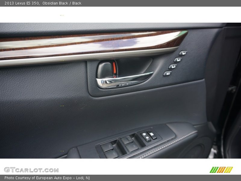 Obsidian Black / Black 2013 Lexus ES 350