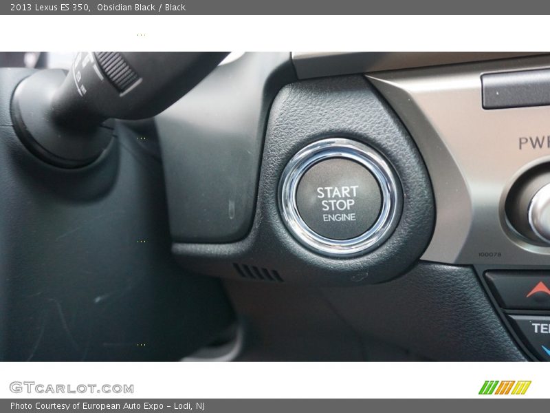 Obsidian Black / Black 2013 Lexus ES 350