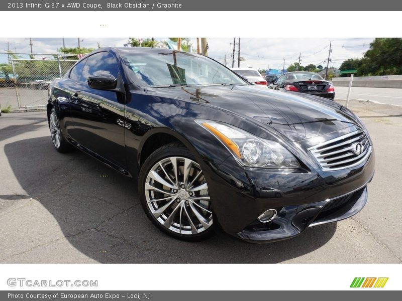 Black Obsidian / Graphite 2013 Infiniti G 37 x AWD Coupe
