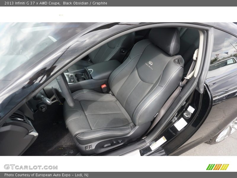 Black Obsidian / Graphite 2013 Infiniti G 37 x AWD Coupe