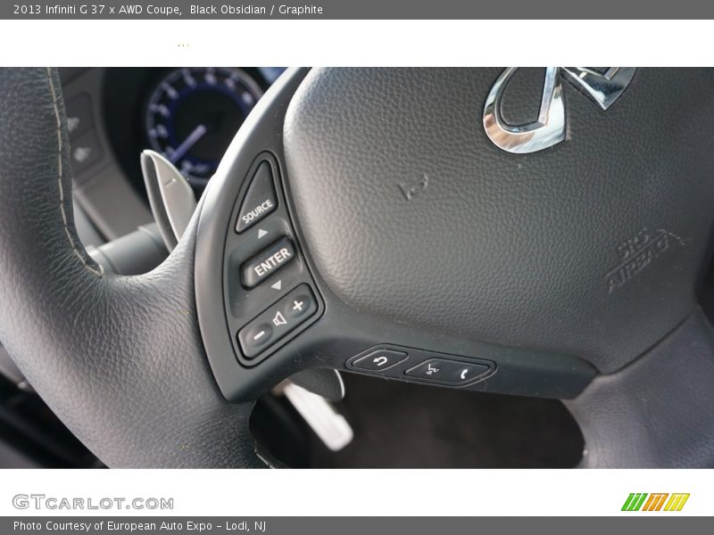 Black Obsidian / Graphite 2013 Infiniti G 37 x AWD Coupe